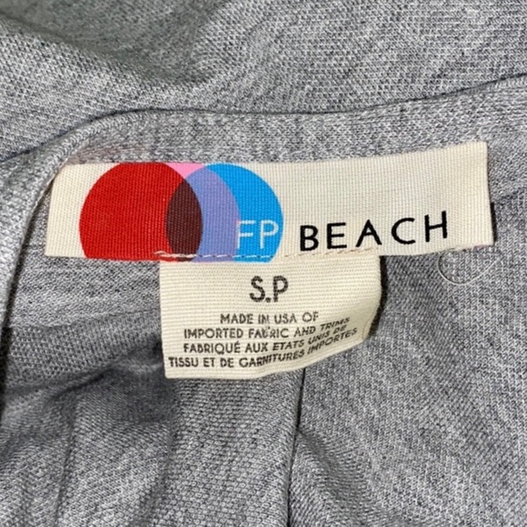 NWOT FREE PEOPLE Gray Boatneck Dolman Long Sleeve Tunic Mini Dress Size Small - Picture 3 of 11